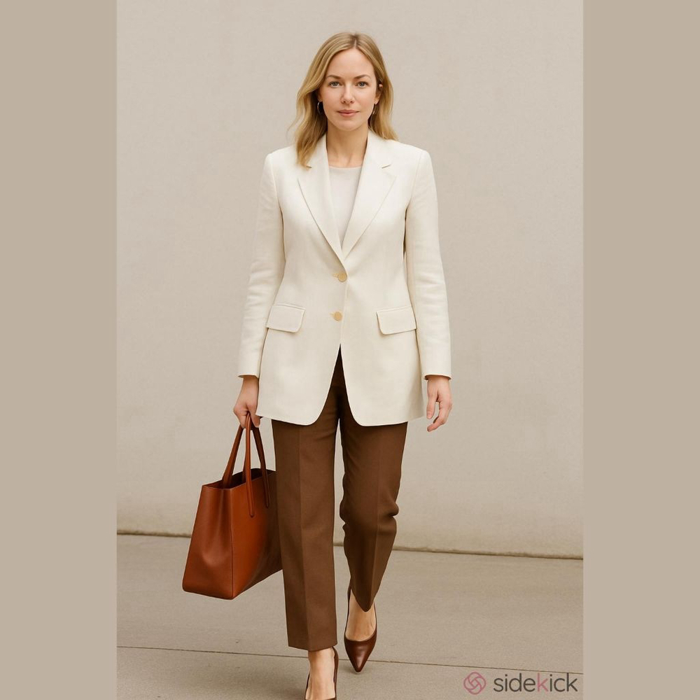 Women's Oleg Cassini New With Tags Vintage White Blazer Size 8